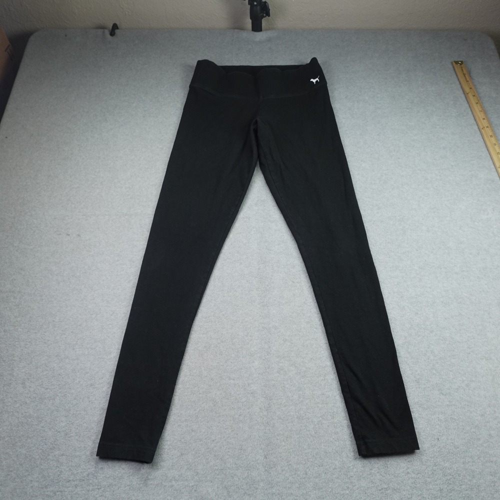 PINK Victoria's Secret Yoga Leggings Womens Small Black Stretch Skinny
